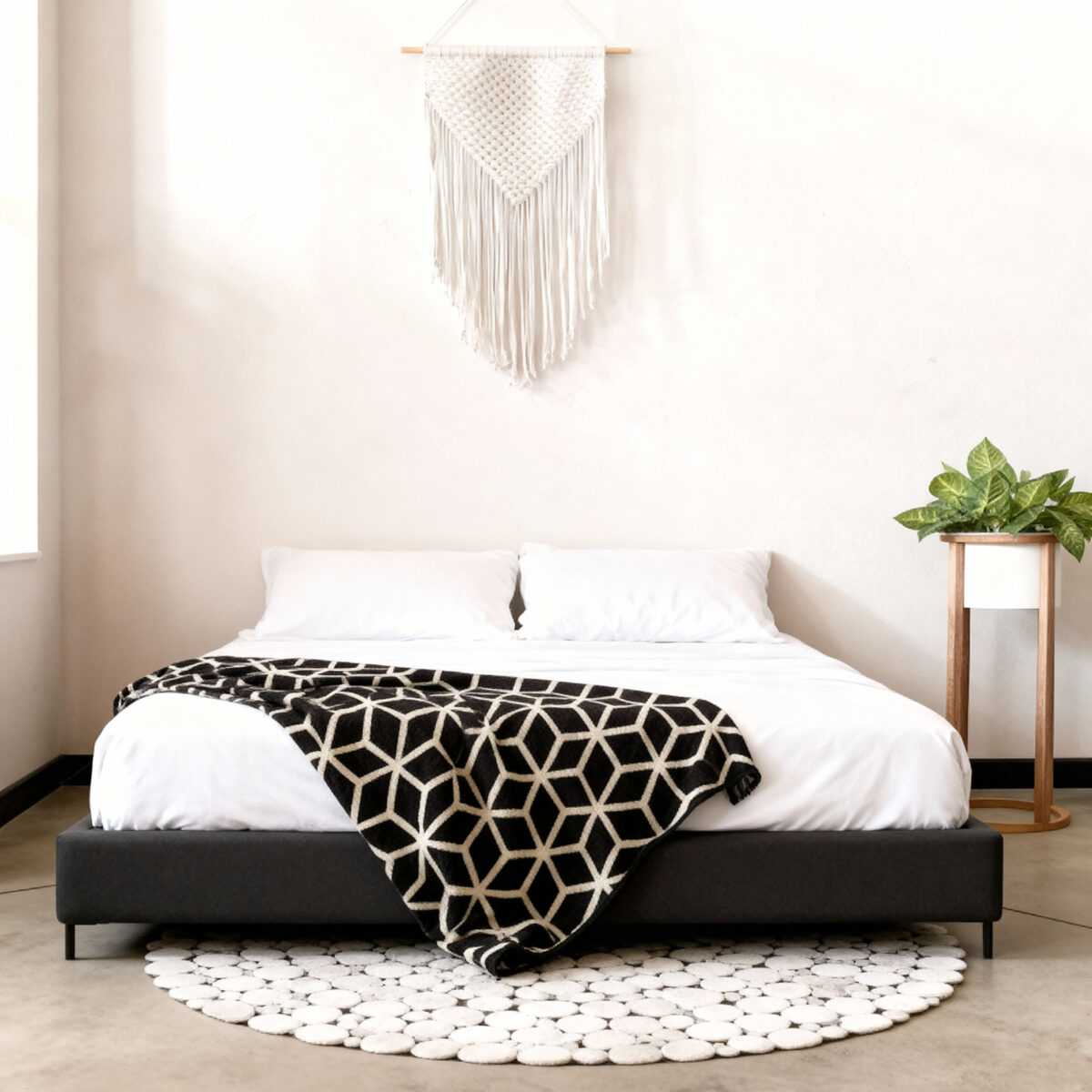 Armadillo Reversible Cubic Pattern Throw Blanket - Image 1