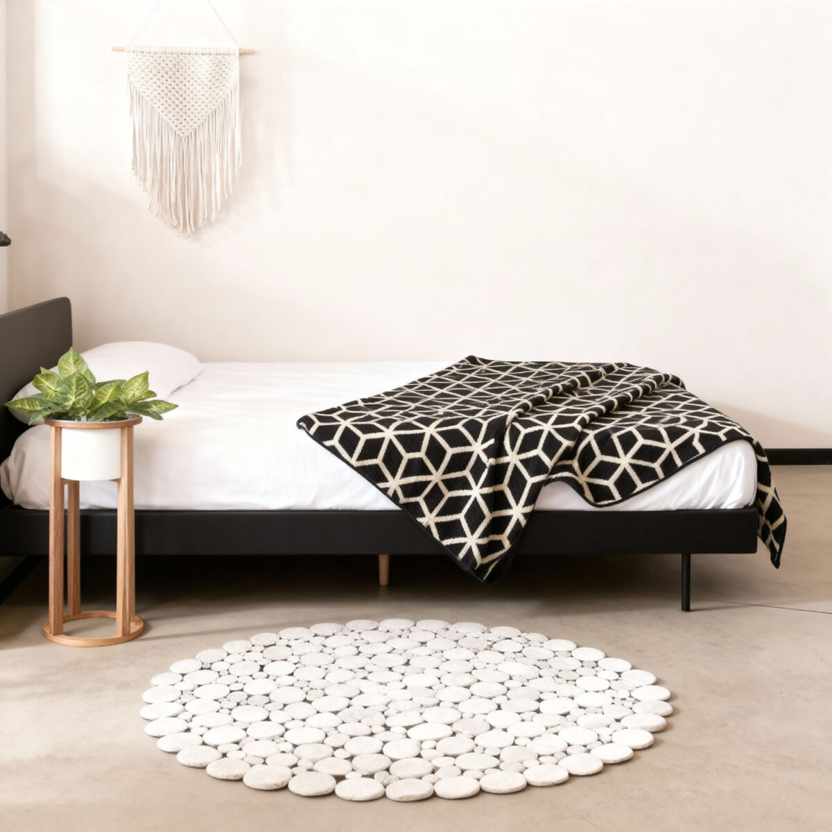 Armadillo Reversible Cubic Pattern Throw Blanket - Image 2